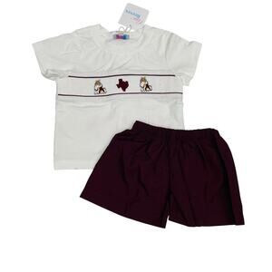 NWT Ann + Reeves Size 8 Boots & Dogs Robert Short Set